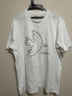 UNIQLO ユニクロ　パブロ・ピカソ　平和の鳩Tシャツ　ホワイト　XL