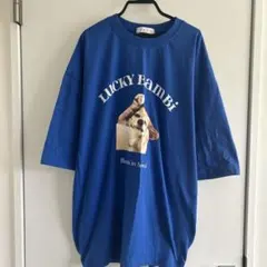 BEAT(bi:t) LUCKY BAMBI Tシャツ ブルー