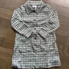 BeBe チェック柄ワンピース 100