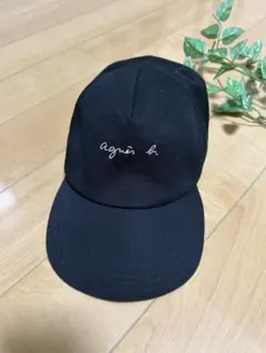 agnès b. 黒 キャップ／フランス製　お得