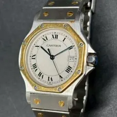 Cartier サントス オクタゴン LM K18YG×SS ジャンク 不動のサムネイル