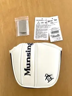 Munsingwear パター用ヘッドカバー ホワイト