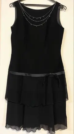 COMME CA ISM コムサイズム ティアードワンピース Lサイズ