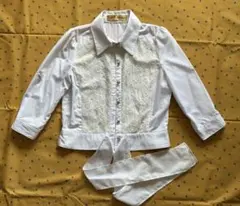 CECIL McBEE ブラウス　白　レース