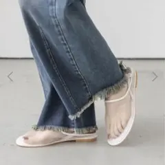 ZARA メッシュミュール　37 ホワイトのサムネイル