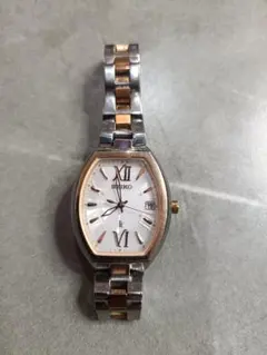 セイコー ルキアラッキーパスポート 電波ソーラー レディース腕時計 チタン