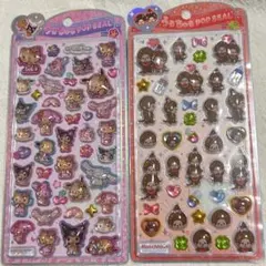 即日発送【正規品】うるちゅるポップシール　キティ　サンリオ日焼け　モンチッチ