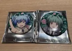 暗殺教室 缶バッジ　みんなの時間 潮田渚 茅野カエデ