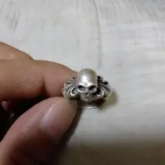 925シルバー スカルリング ユニセックス