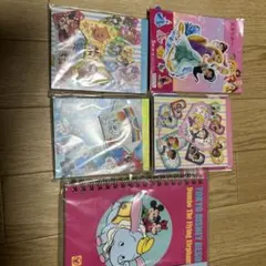 【東京ディズニーリゾート】ダンボ方眼ノート&折り紙メモ3種類まとめ売り