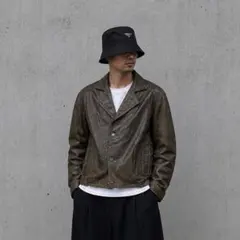 【m129】60s-70s BILLERMAN カナダ製レザージャケット 短丈のサムネイル