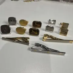 カフスボタンセット シルバー ゴールド