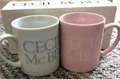 CECIL Mc BEE マグカップ 2個セット ノベルティ