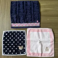 ハンカチセット 3枚組 ポールアンドジョー　フルラ　ローラアシュレイ