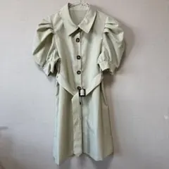 GRL/ウエストベルト付きフロントボタンシャツワンピース[tg479]