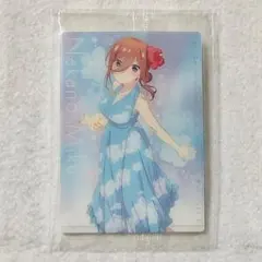 【内袋未開封】五等分の花嫁＊ ウエハース 中野三玖 No.03