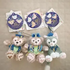 【タグ付き】 ダッフィー 15周年 2015年 ぬいぐるみストラップ