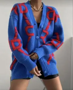 カーディガン オーバーサイズ カーディガン