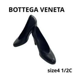 BOTTEGA VENETA ボッテガ レザー ヒール レザー 22cm 黒のサムネイル