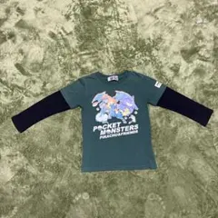 【美品】ポケモン長袖カットソー 110cm
