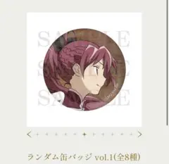 まどか☆マギカ 佐倉杏子 ランダム缶バッジ vol.1 ワルプルギスの廻天