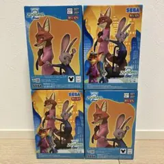 ズートピア2 フィギュア4箱セット ニックワイルド ジュディホップス 新品未開封