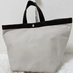 人気✨725C/コーデュラ舟型トート】エルベシャプリエ 大容量 ベージュ 