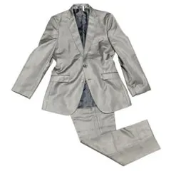 ZARA MAN スーツ セットアップ シルバー 光沢　Lサイズ