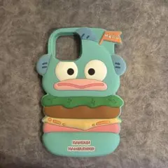 iPhoneケース ハンバーガー キャラクター シリコン