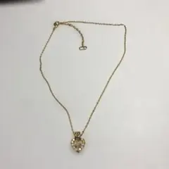 L*☆様 13033 クリスチャンディオールネックレス　石取れがあります