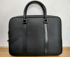 レザービジネスバッグ ブラック