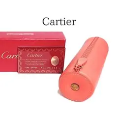 カルティエ 筒形 ペンケース ミニ ポーチ レザー L3000687 送料無料