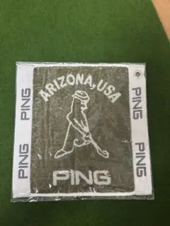PING ゴルフタオル アリゾナデザイン　カーキ