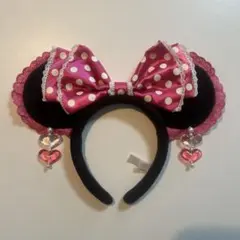 ミニー イヤリングカチューシャ ピンク