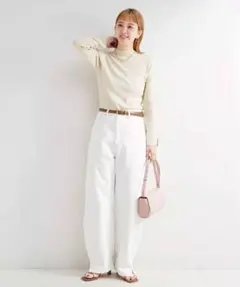 ウォッシャブル DU JOURデュ ジュール BARREL BAGGY JEANのサムネイル