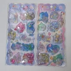 しずくちゃん　集合　ウォーターシール　2枚セット