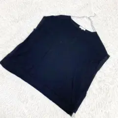 PLST プラステ　ノースリーブニット　スクエア　ブラック　黒　Mサイズ