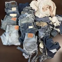 80s メキシコ製 一点物 リーバイス 505 リメイク カスタム デニム