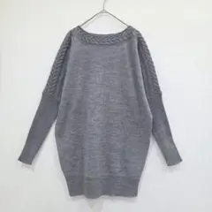 m.f.editorial　ドルマンスリーブニット　セーター　デザインスリーブ