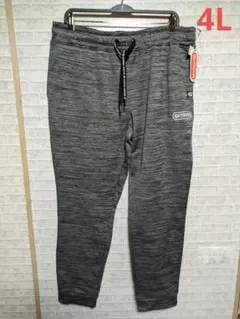 大きいサイズ4L♥OUTDOOR 裏起毛ジャージパンツ グレー