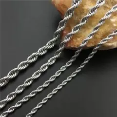 サージカルステンレス◇ロープチェーンネックレス◇