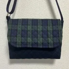タータンチェック ポシェット 子供 ハンドメイド