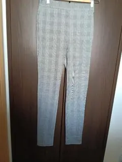 GU チェック柄 パンツ Mサイズ