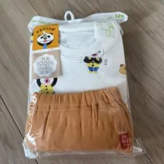 ユニクロ 絵本コレクション フライパンダ 長袖長ズボン パジャマ 120