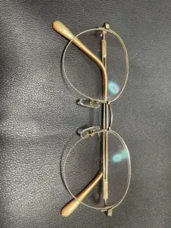 KENZO ゴールドラウンドメガネ