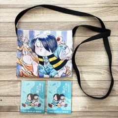 ゲゲゲの鬼太郎　サコッシュ　ショルダーバッグ　ガチャ　おまけ付　あぶらとり紙