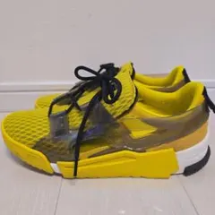 オニツカタイガー スニーカー イエロー×ブラック サイズ27.5