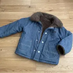 期間限定値下げ　プティマイン　2way デニム　ボアアウター