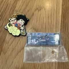 ドラゴンボール　ラバー　キーホルダー　悟空　クリリン　筋斗雲
