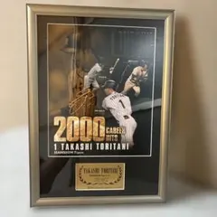 近本光司 100本安打達成記念額装品 近本光司 100本安打達成記念額装品 - メルカリ